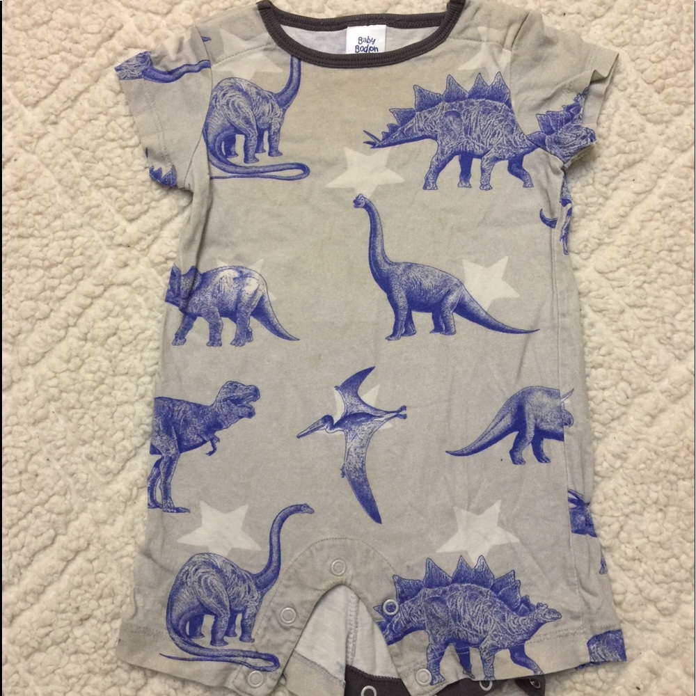 Baby Boden Dinosaur Onesie